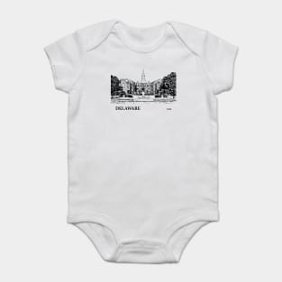 Delaware State USA Baby Bodysuit